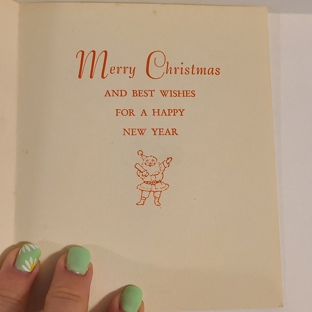 Vintage Santa Claus Illustration Christmas Card - New With Envelope - Picture 3 of 5
